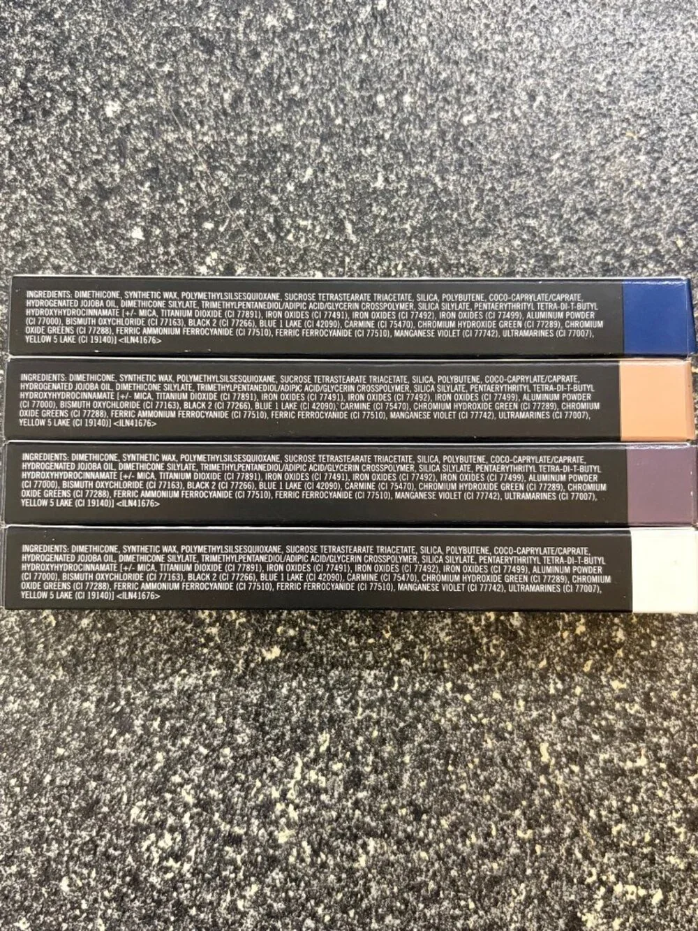 MAC Modern Twist Kajal Liners LOT OF FOUR Full Size New Box .35g .01 oz Bundle